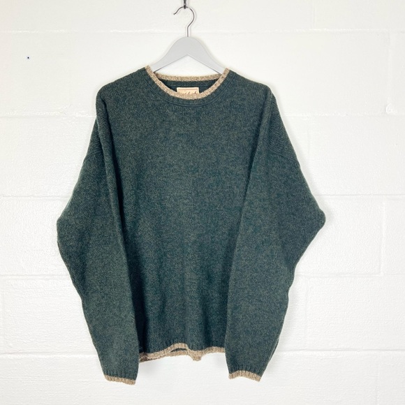 Woolrich Other - Woolrich wool sweater Mens XL fern mix color Green Tan crewneck